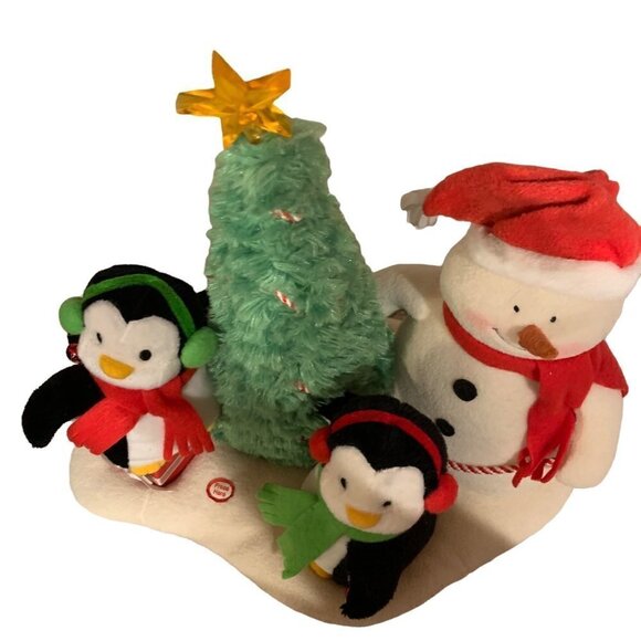 Hallmark Very Merry Trio 2006 Christmas Tree Penguins Snowman - Picture 1 of 11